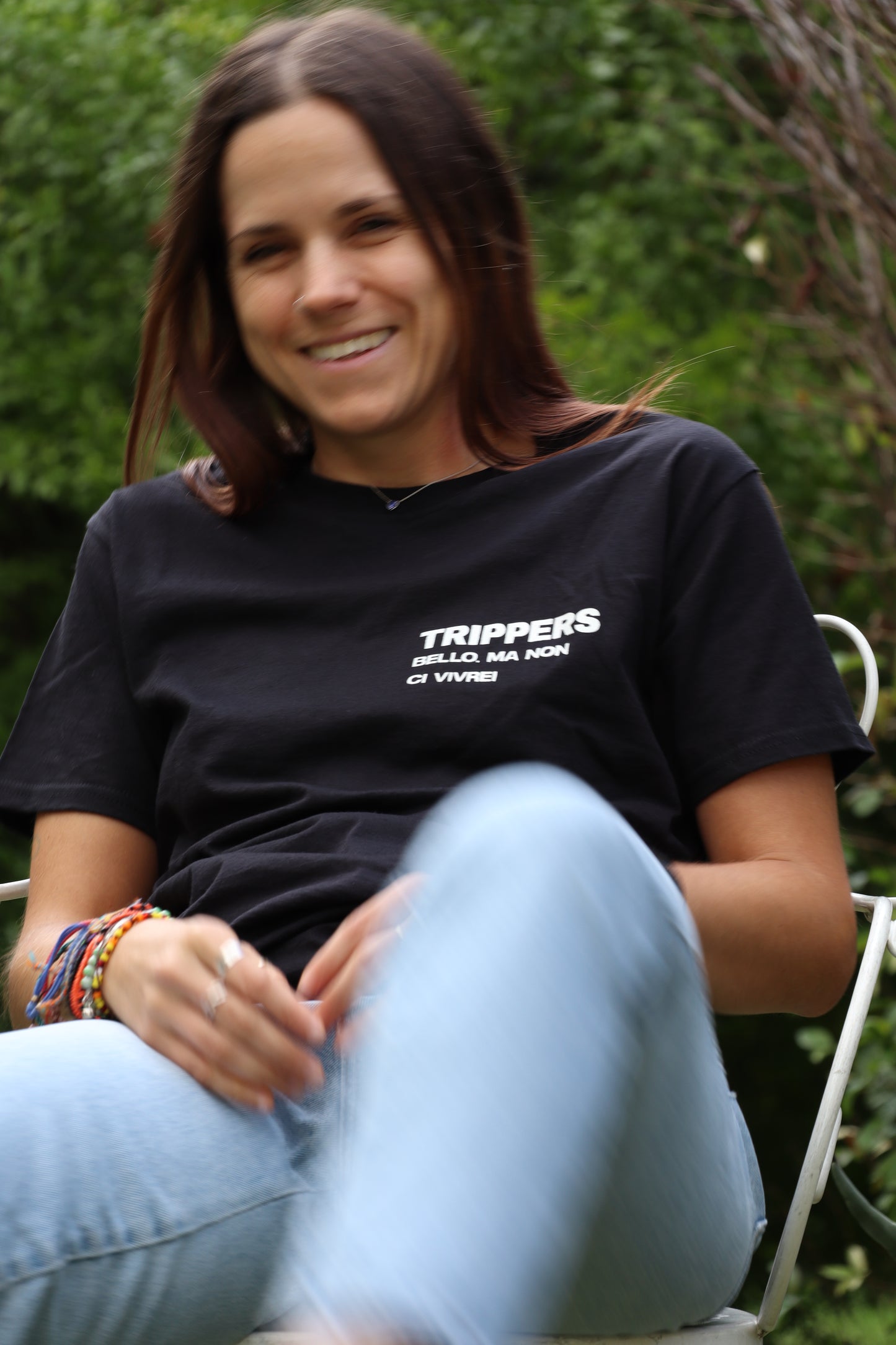 T-shirt 'BELLO, MA NON CI VIVREI'