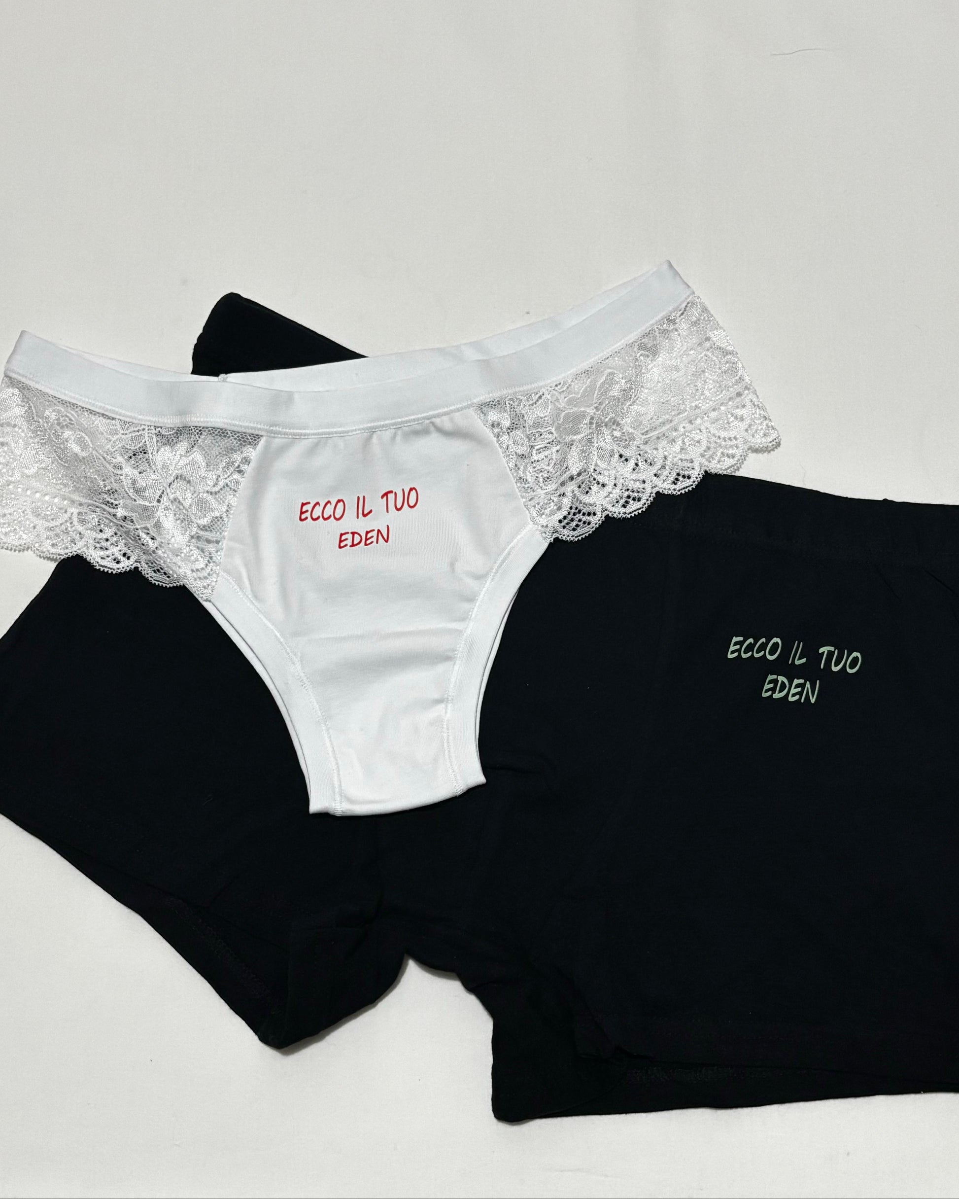 Boxer e slip 'Ecco il tuo Eden'
