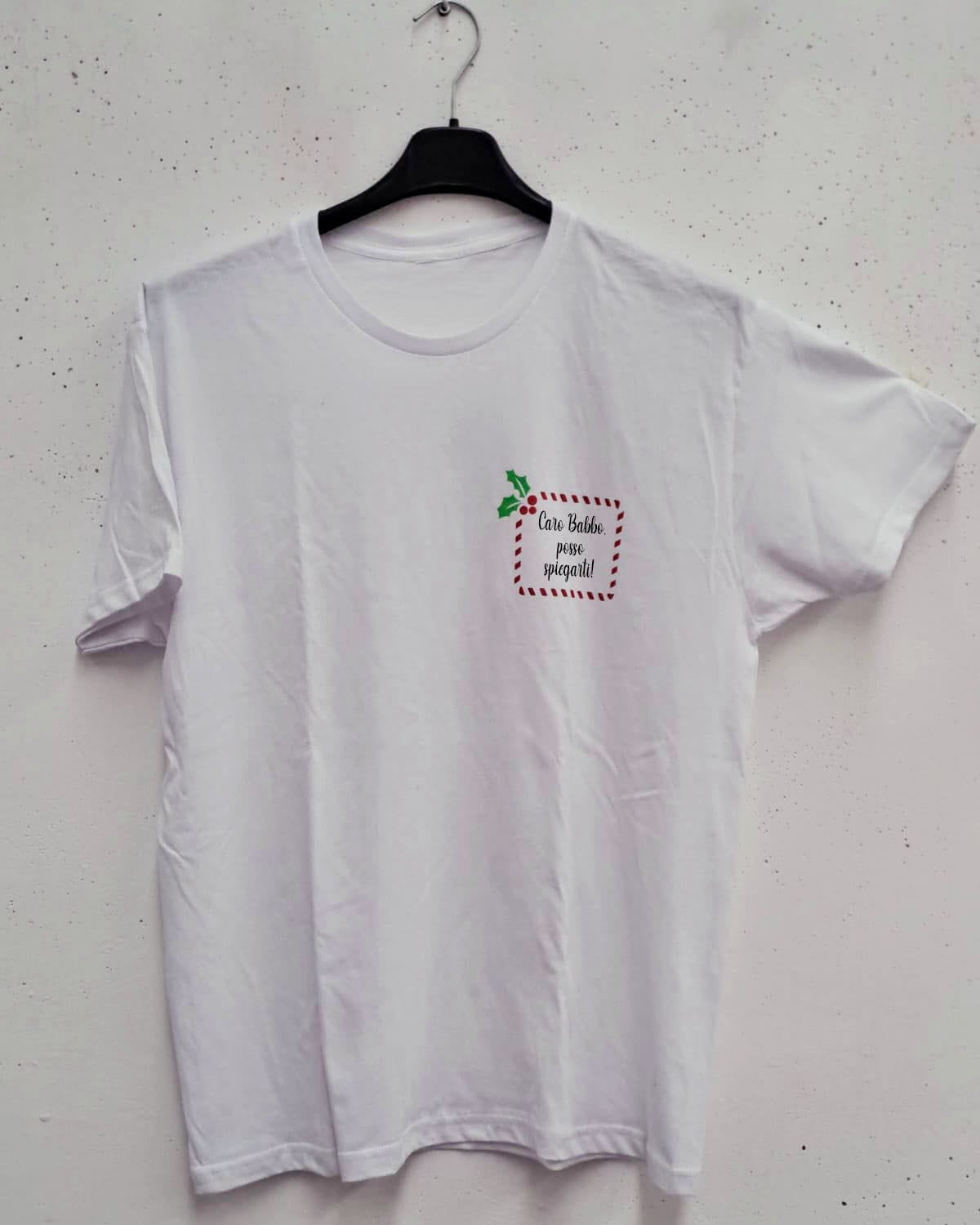 T-shirt CARO BABBO POSSO SPIEGARTI