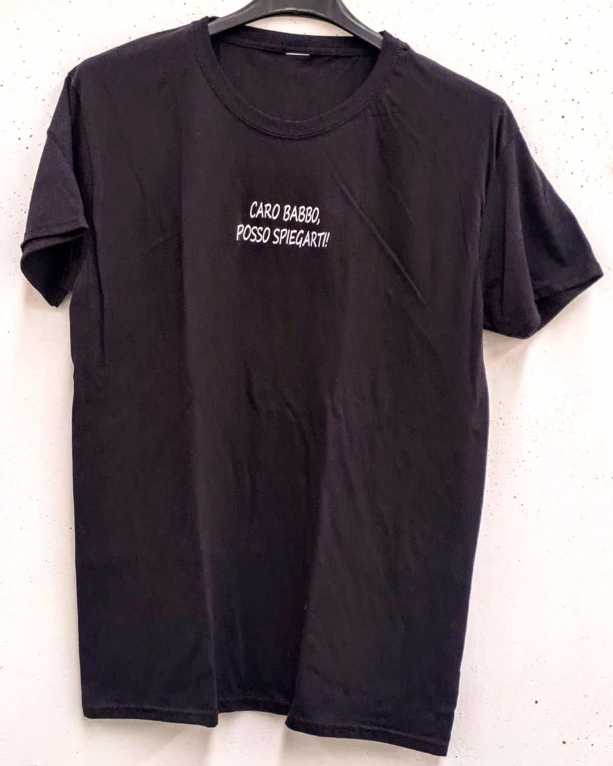 T-shirt CARO BABBO POSSO SPIEGARTI