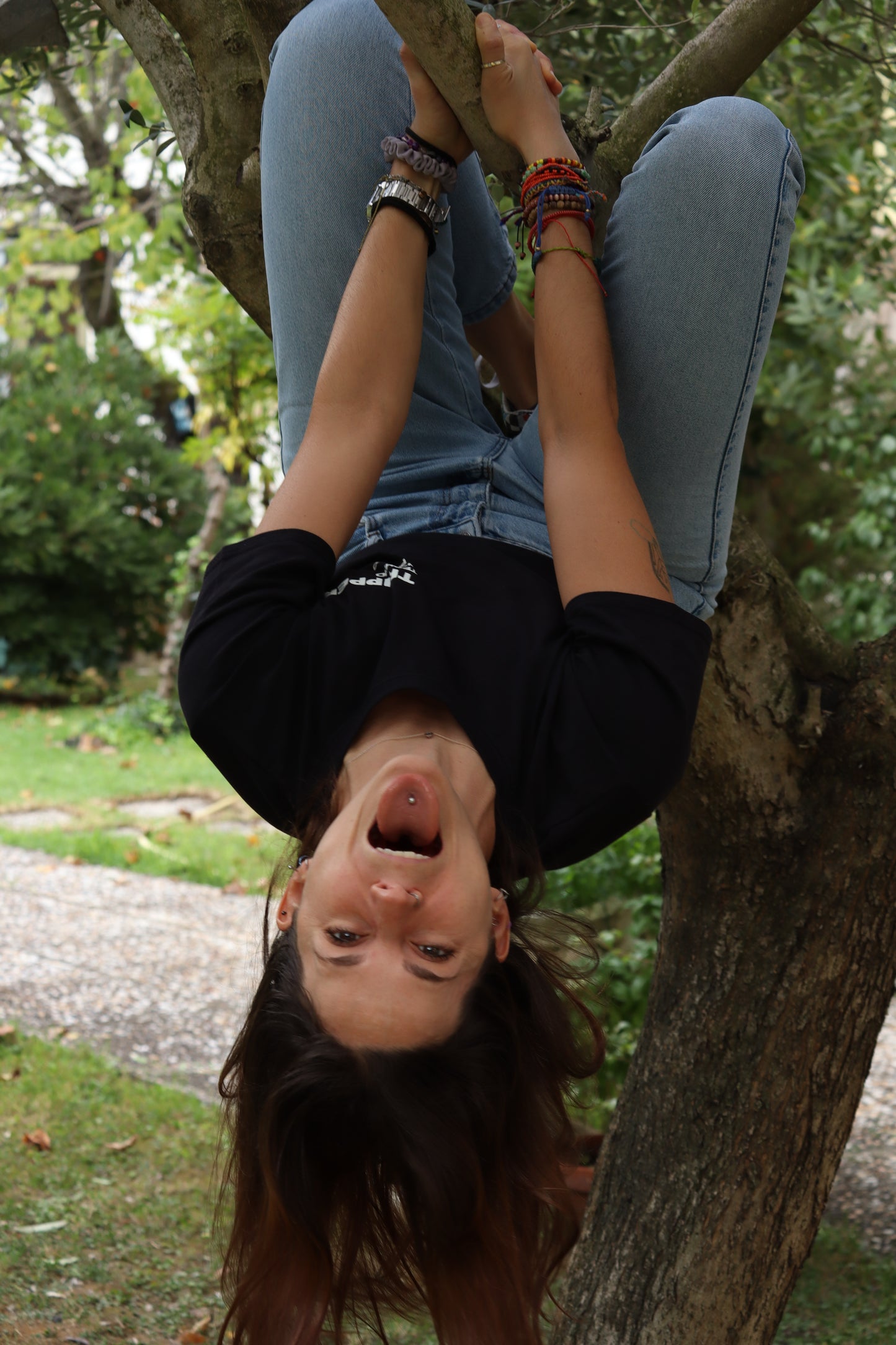 T-shirt 'TECHNO PIZZA E POSTO FINESTRINO'