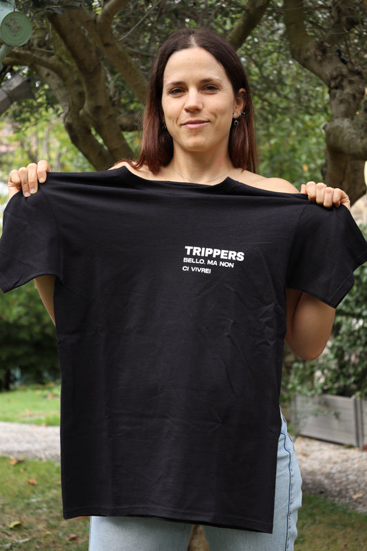 T-shirt 'BELLO, MA NON CI VIVREI'