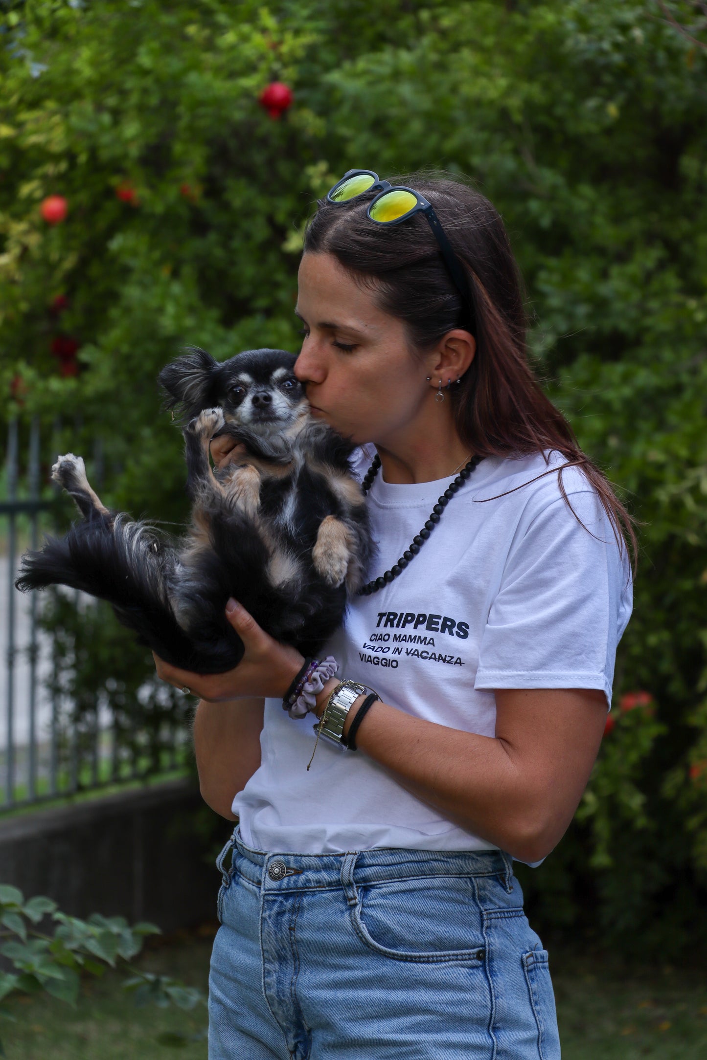 T-shirt 'CIAO MAMMA VADO IN VIAGGIO'